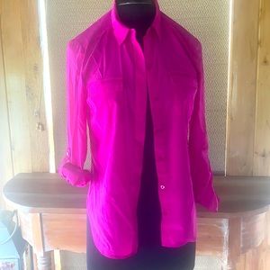 Ann Taylor Silk Blouse Size 4